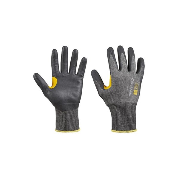 Honeywell 582-22-7518B-9L 18 Gauge A2-B Micro-Foam Coreshield Glove; Black; Large - Size 9 582-22-7518B/9L